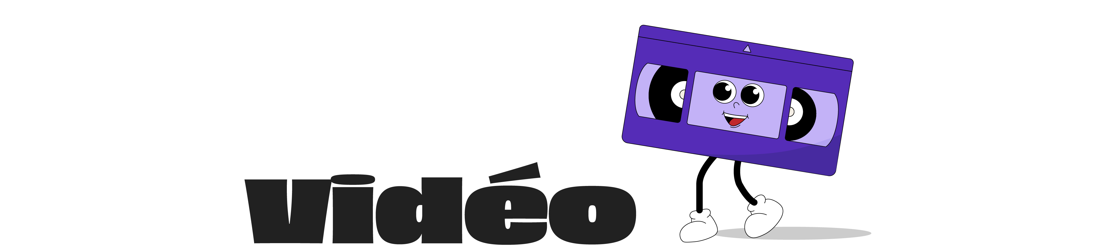titre vidéo avec illustration rétro